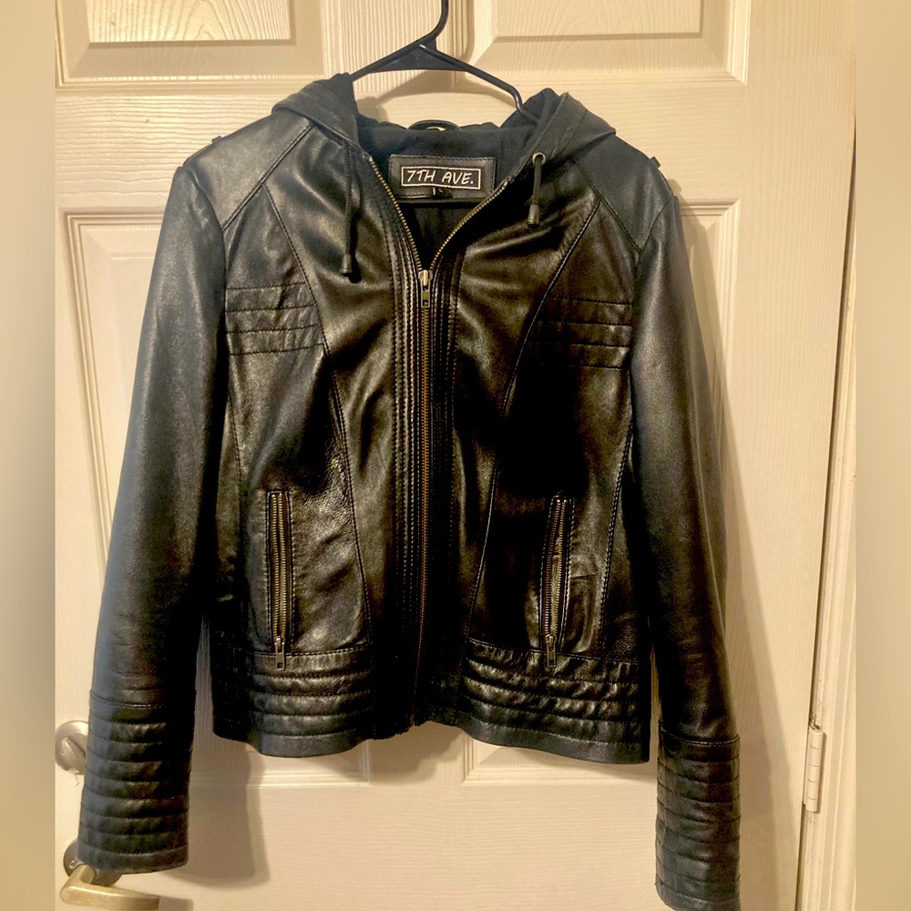 7th avenue 100% Leather Jacket